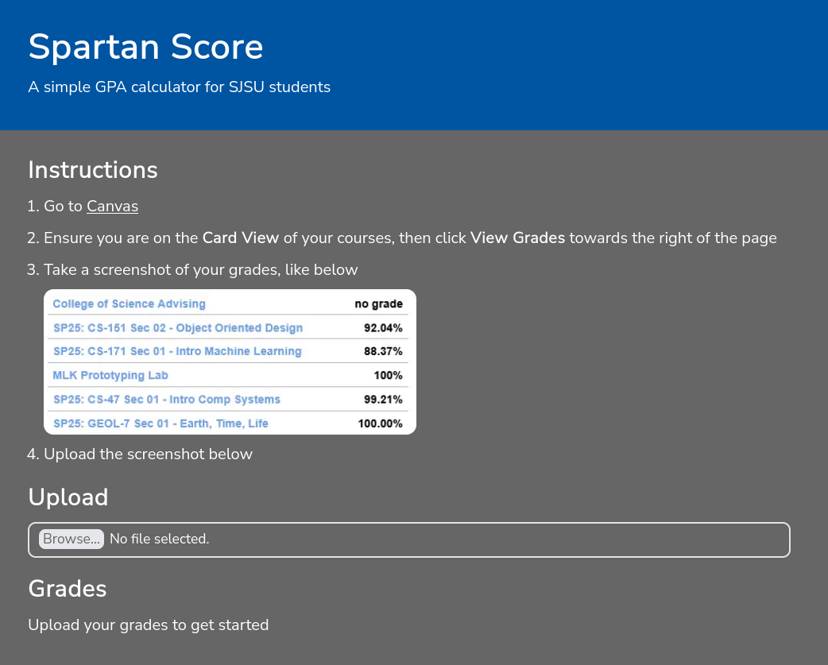 Spartan Score